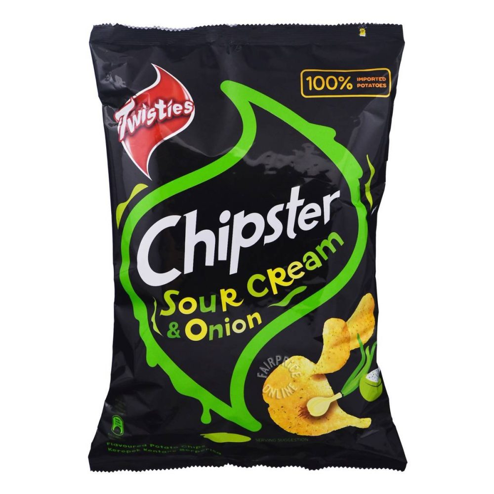 TWISTIES CHIPSTER SOUR CREAM & ONION 160G